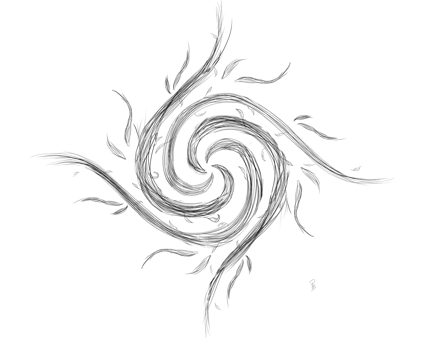 Air mandala illustration by Preet