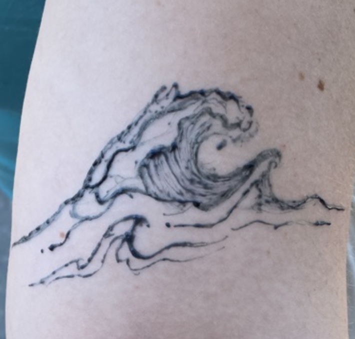 Jagua wave design at CCNL Pop-up