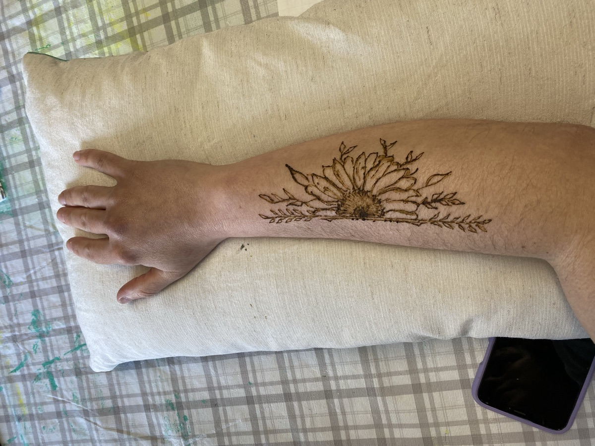 Henna at Eastern Edge Hold Fast Garage Sale