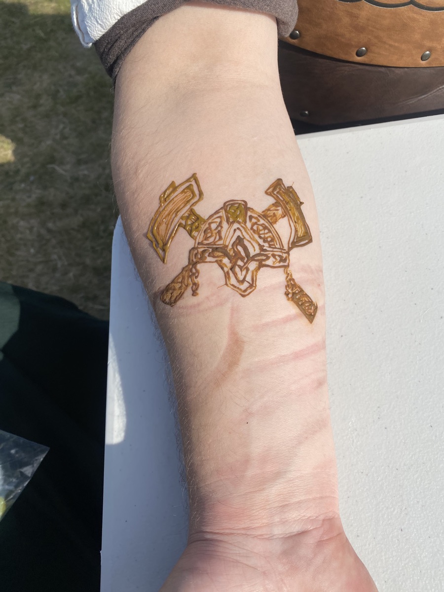Henna at Renaissance Fair