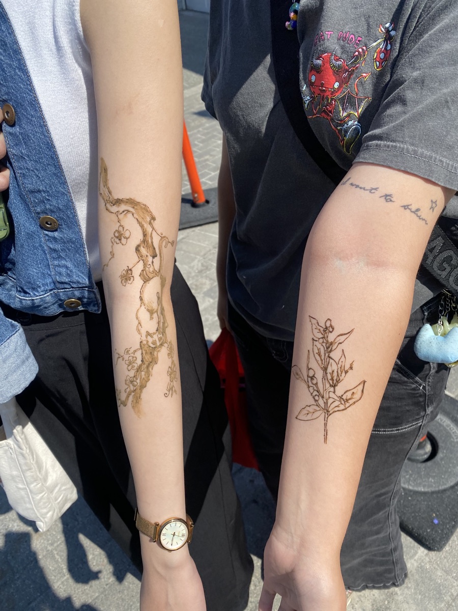 Henna at Farmers Market