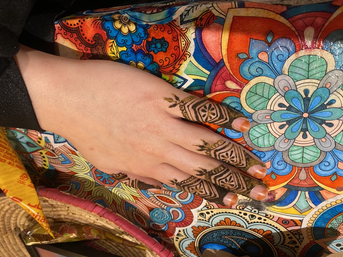 Henna at Zauq Restaurant's Eid Party